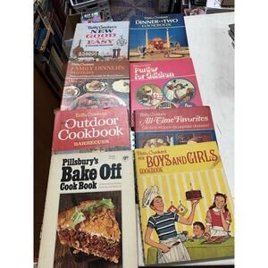 Vintage Betty Crocker Spiral Cookbook lot